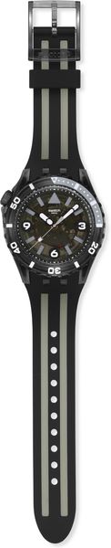 Swatch BLACK SEA NETTLE SSCU09B100 Unisex horloge Swatch BLACK SEA NETTLE SSCU09B100 Unisex horloge