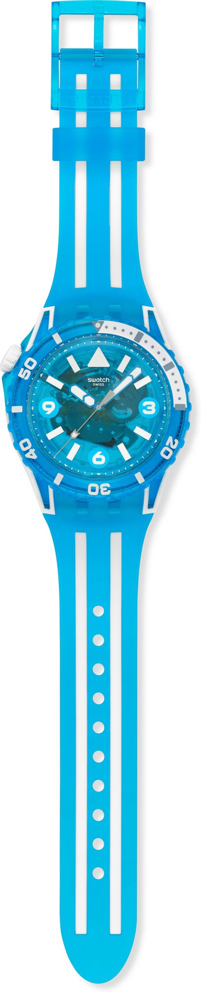 Swatch BLUE FIRE SSCU09S100 Unisexuhr Swatch BLUE FIRE SSCU09S100 Unisexuhr
