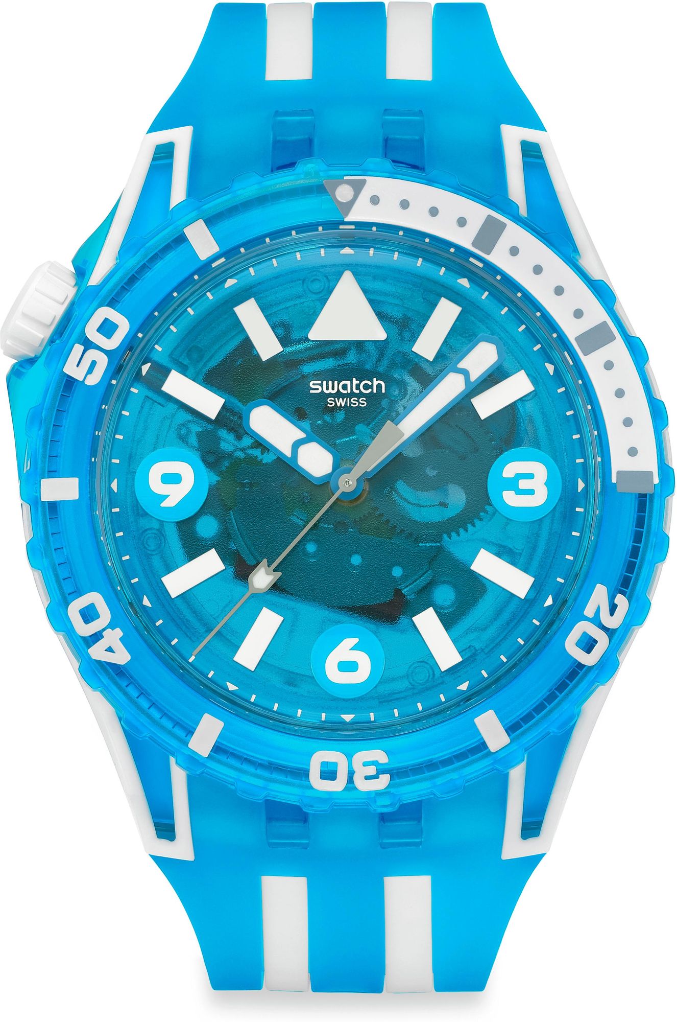 Swatch BLUE FIRE SSCU09S100 Unisexuhr Swatch BLUE FIRE SSCU09S100 Unisexuhr