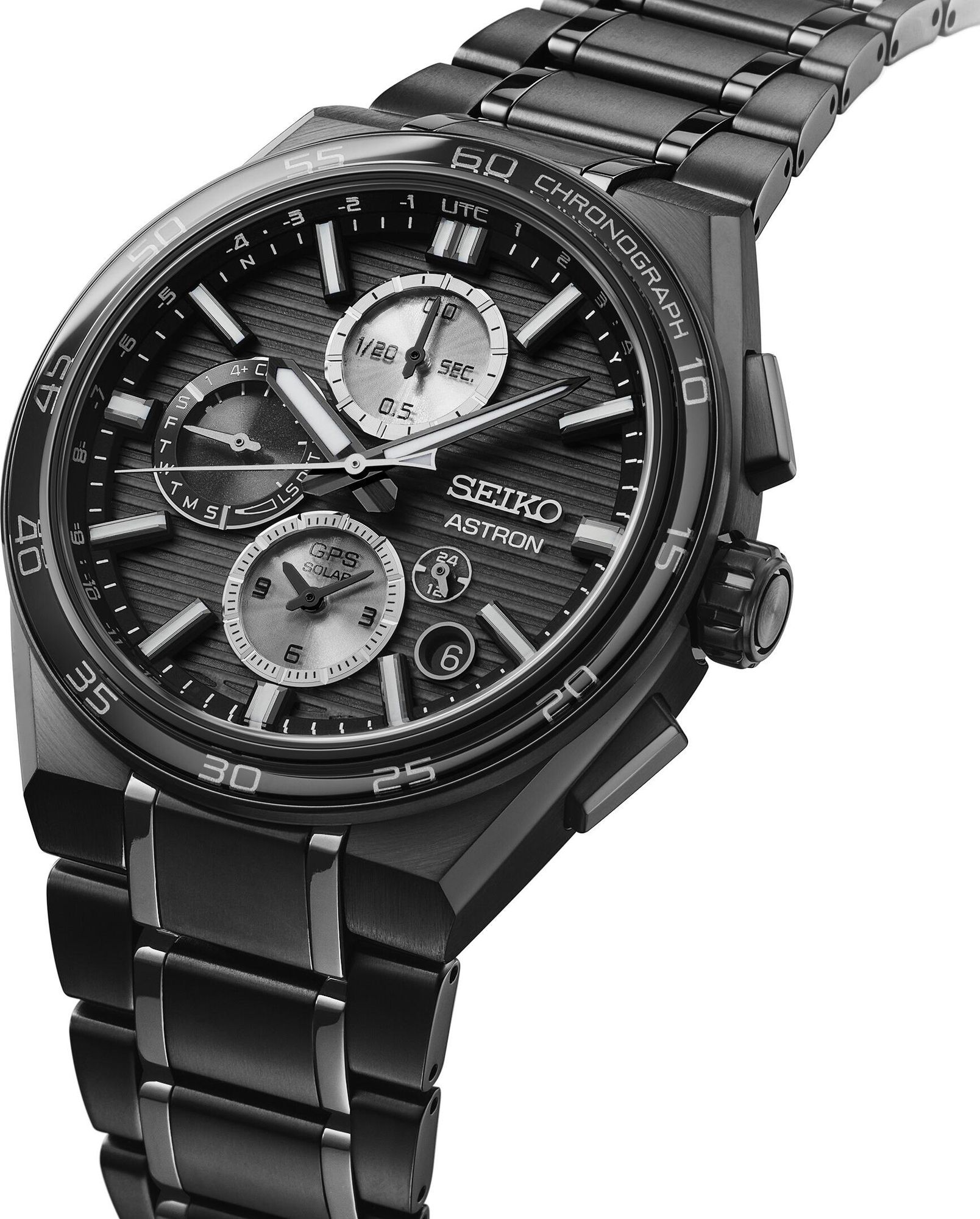 Seiko Astron GPS Solar Dual Time Chronograph SSH179J1 Cronografo uomo Doppio quadrante Seiko Astron GPS Solar Dual Time Chronograph SSH179J1 Cronografo uomo Doppio quadrante