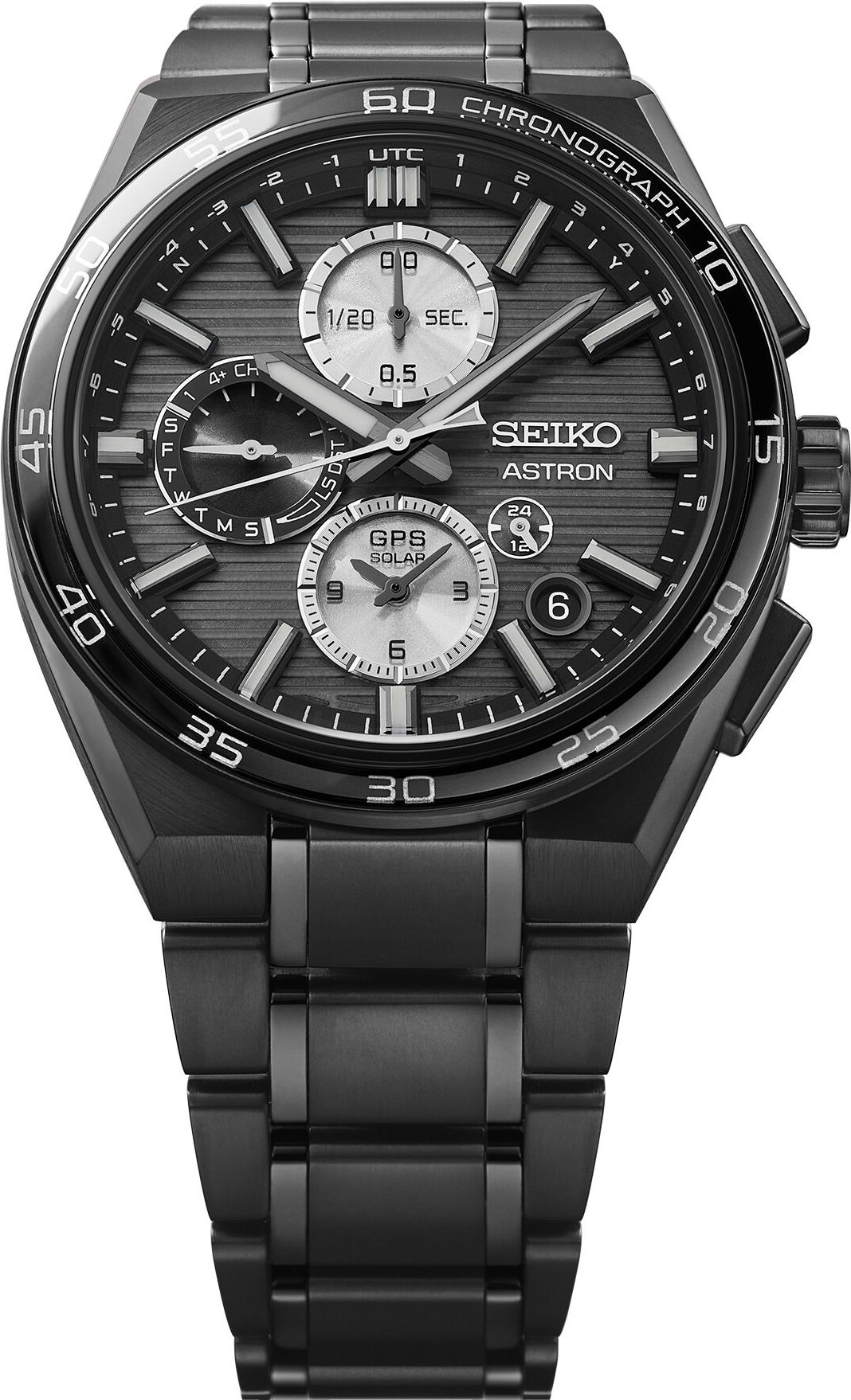 Seiko Astron GPS Solar Dual Time Chronograph SSH179J1 Cronografo uomo Doppio quadrante Seiko Astron GPS Solar Dual Time Chronograph SSH179J1 Cronografo uomo Doppio quadrante