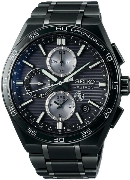 Seiko Astron GPS Solar Dual Time Chronograph SSH179J1 Cronografo uomo Doppio quadrante Seiko Astron GPS Solar Dual Time Chronograph SSH179J1 Cronografo uomo Doppio quadrante