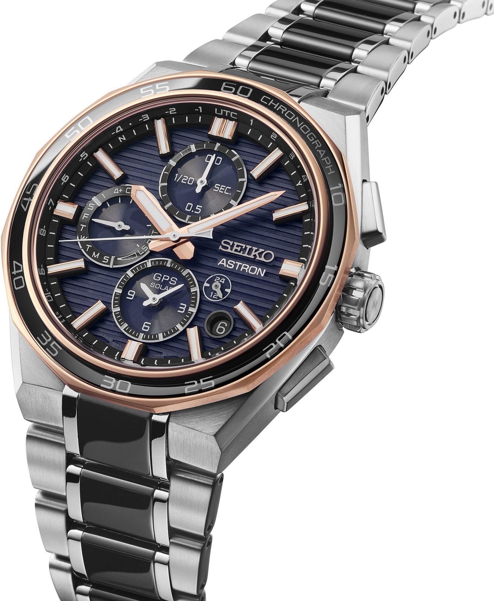 Seiko Astron GPS Solar Dual Time Chronograph SSH180J1 Herenchronograaf Seiko Astron GPS Solar Dual Time Chronograph SSH180J1 Herenchronograaf