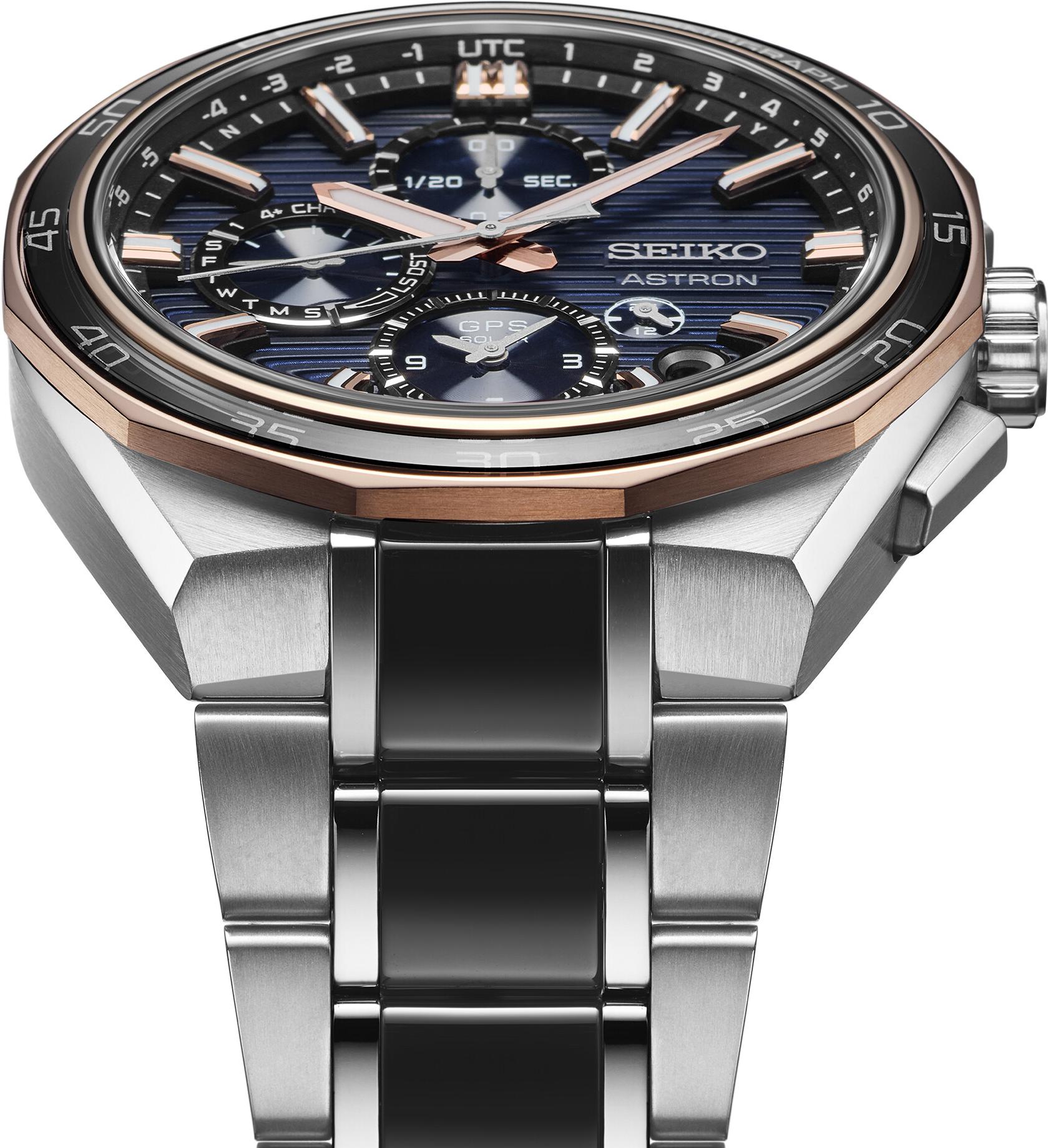 Seiko Astron GPS Solar Dual Time Chronograph SSH180J1 Herenchronograaf Seiko Astron GPS Solar Dual Time Chronograph SSH180J1 Herenchronograaf