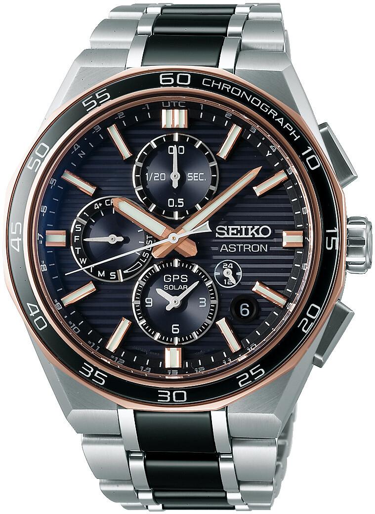 Seiko Astron GPS Solar Dual Time Chronograph SSH180J1 Herenchronograaf Seiko Astron GPS Solar Dual Time Chronograph SSH180J1 Herenchronograaf