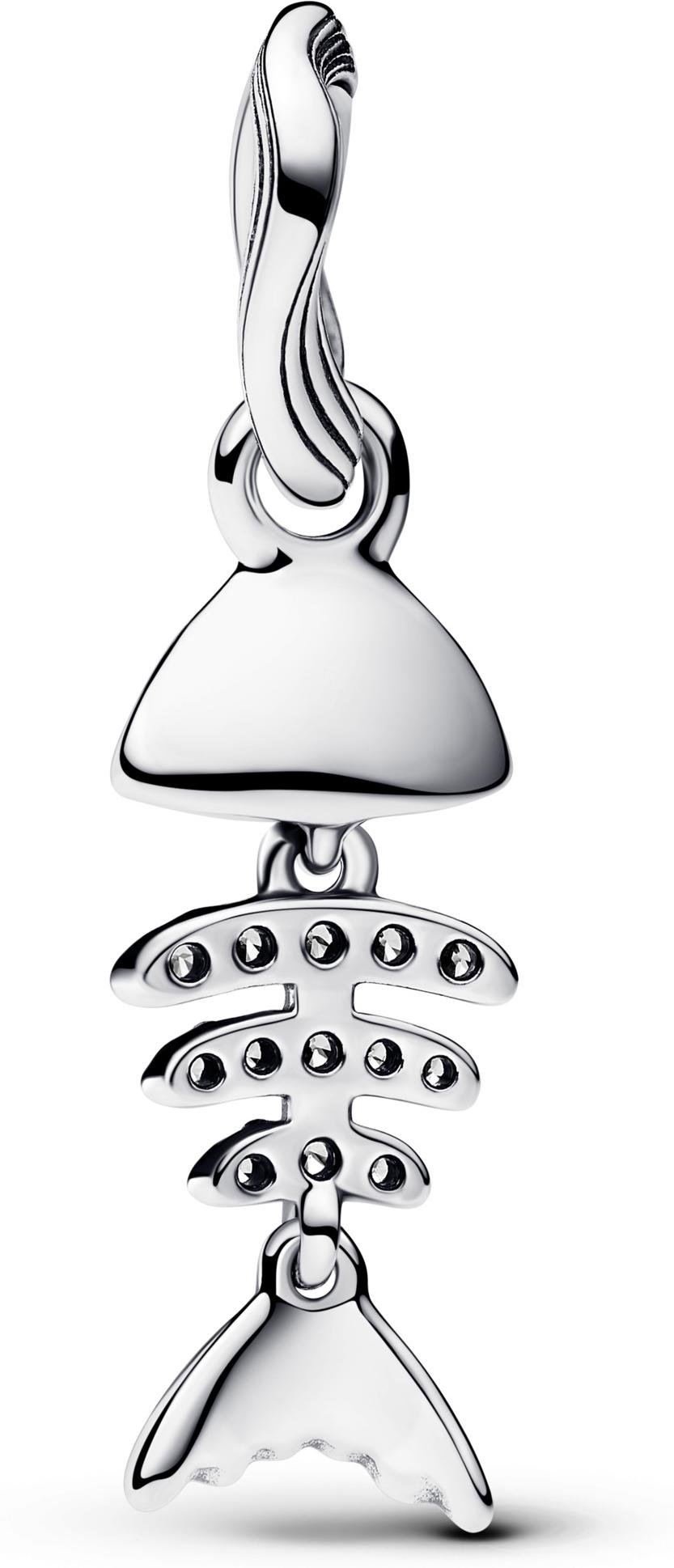 Pandora Türkisfarbener Fischgräte Charm-Anhänger 793894C01 Charm-hanger Pandora Türkisfarbener Fischgräte Charm-Anhänger 793894C01 Charm-hanger