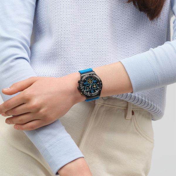 Swatch MOMENTS IN BLUE YVB100 Herrenchronograph Swatch MOMENTS IN BLUE YVB100 Herrenchronograph