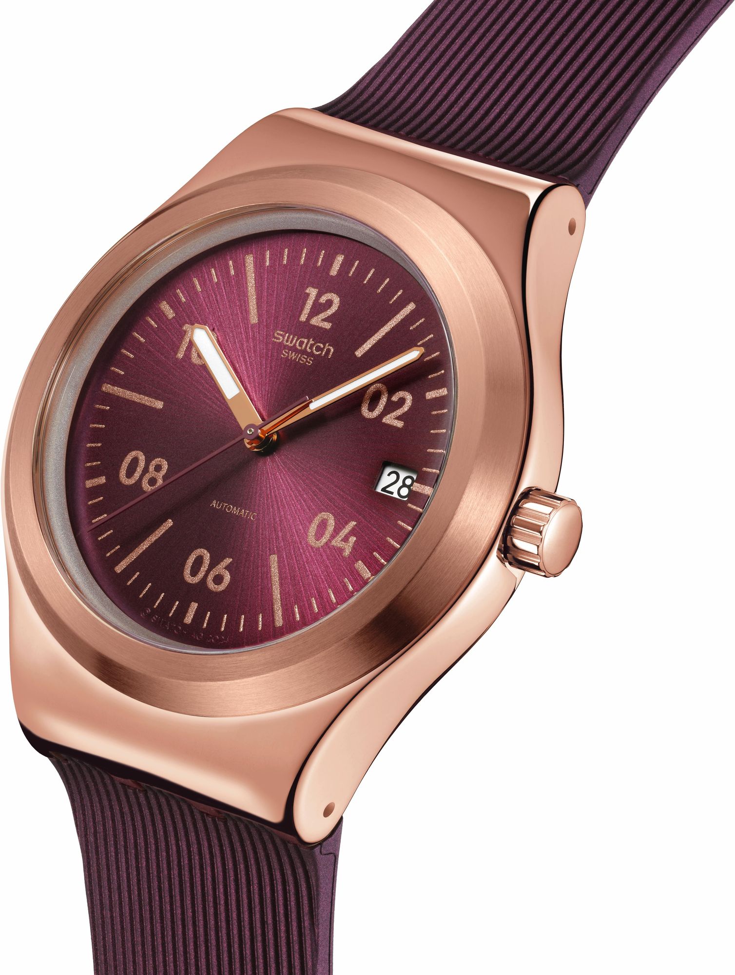 Swatch BURGUNDY STORY YIG401 Orologio automatico Swatch BURGUNDY STORY YIG401 Orologio automatico