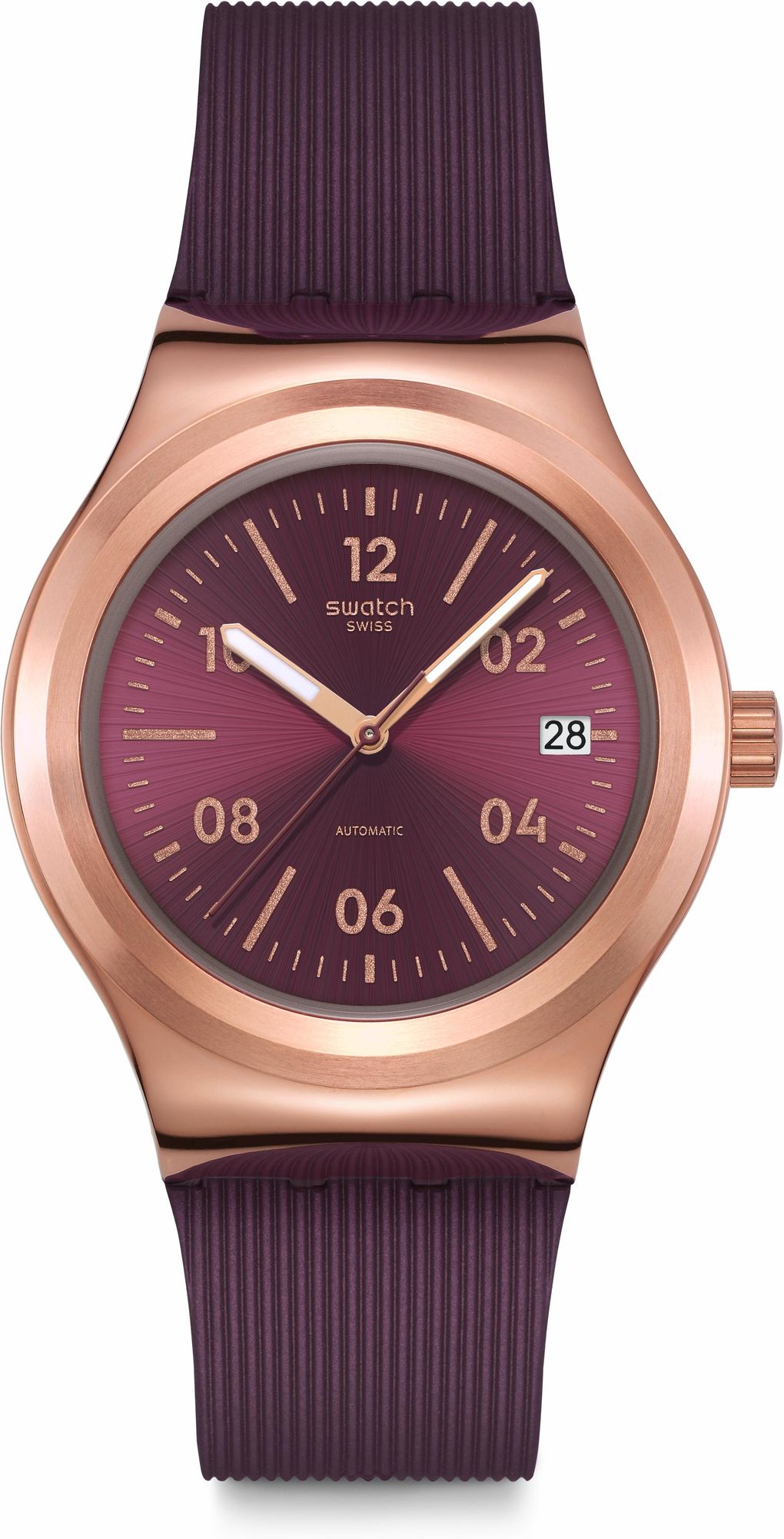Swatch BURGUNDY STORY YIG401 Orologio automatico Swatch BURGUNDY STORY YIG401 Orologio automatico