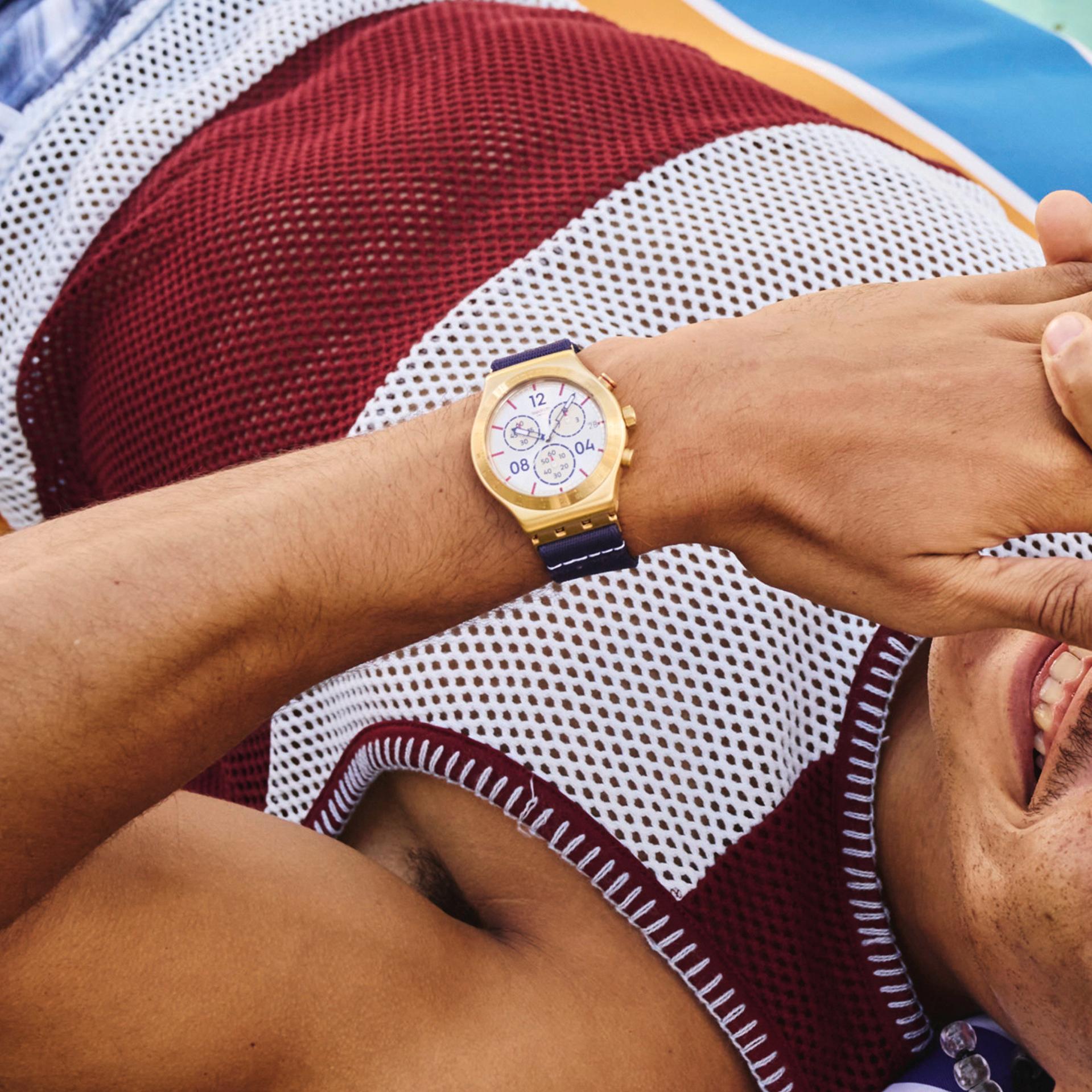 Swatch CAPTAIN'S DREAM YVG419 Cronografo uomo Swatch CAPTAIN'S DREAM YVG419 Cronografo uomo
