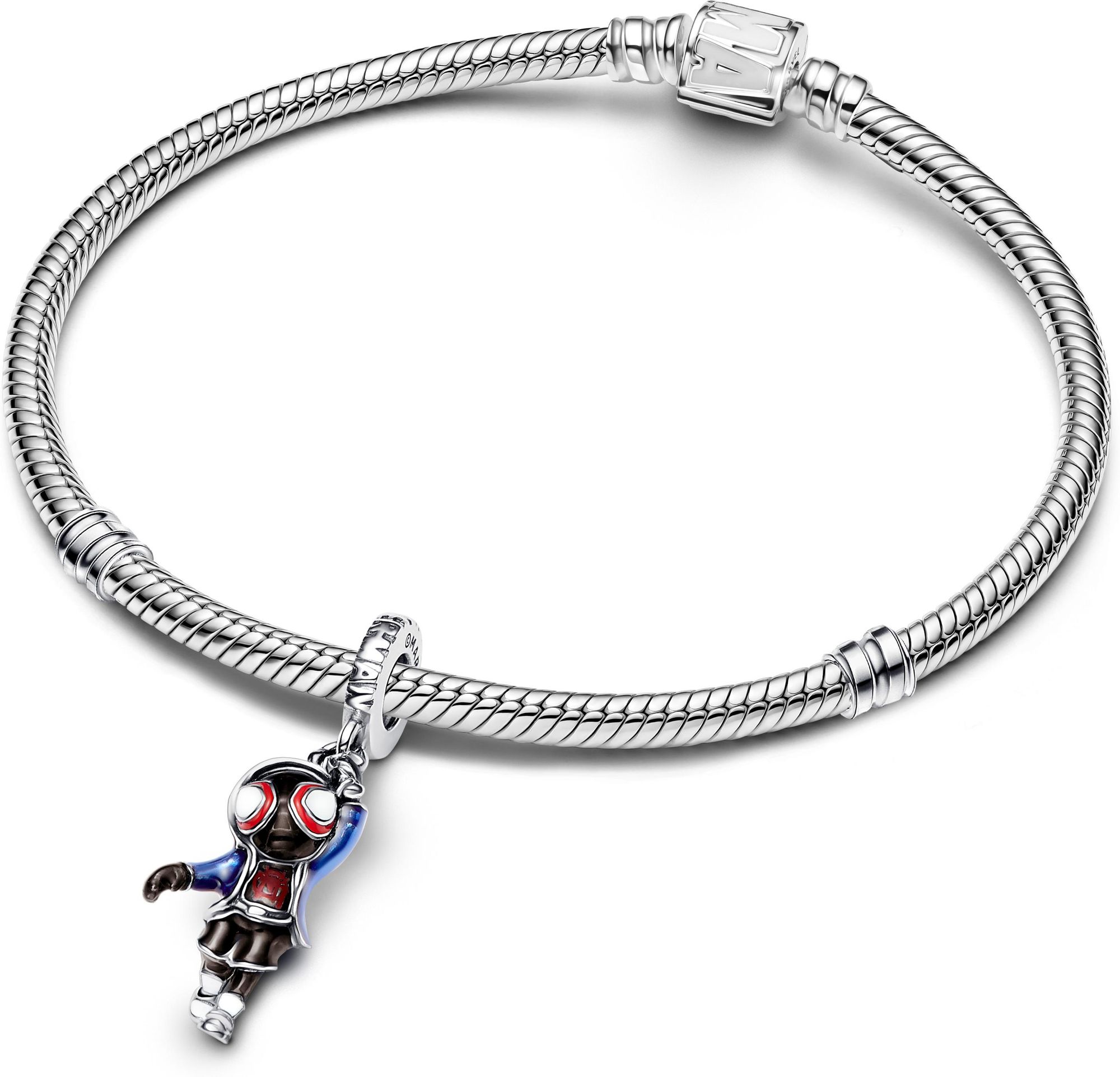 Pandora Marvel Spider-Man Miles Morales Charm-Anhänger 793842C01 Pendiente Charm Pandora Marvel Spider-Man Miles Morales Charm-Anhänger 793842C01 Pendiente Charm