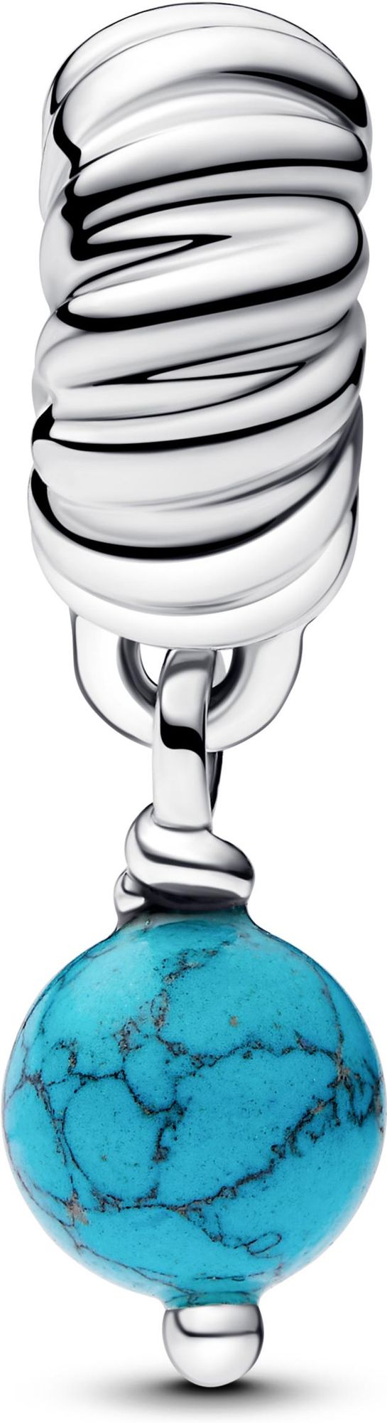 Pandora Türkisfarbener Charm-Anhänger 793901C01 Charm-hanger Pandora Türkisfarbener Charm-Anhänger 793901C01 Charm-hanger