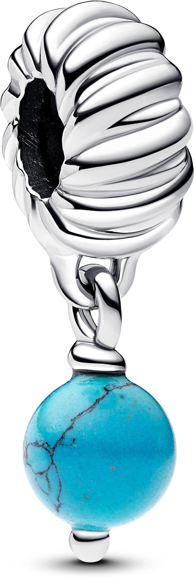 Pandora Türkisfarbener Charm-Anhänger 793901C01 Charm-hanger Pandora Türkisfarbener Charm-Anhänger 793901C01 Charm-hanger