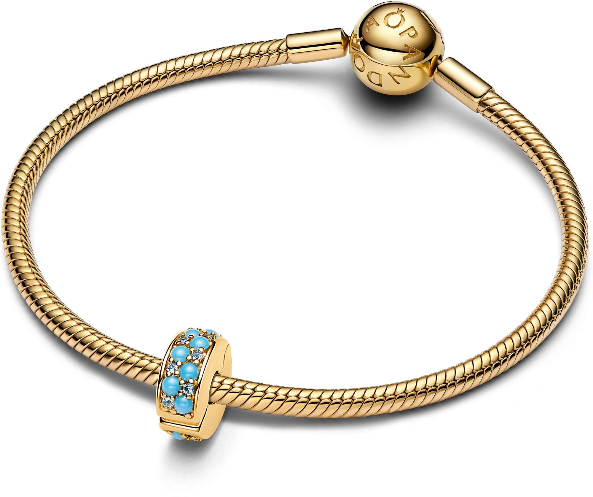 Pandora Aquablaues Clip-Charm 763902C01 Pendente charm Pandora Aquablaues Clip-Charm 763902C01 Pendente charm