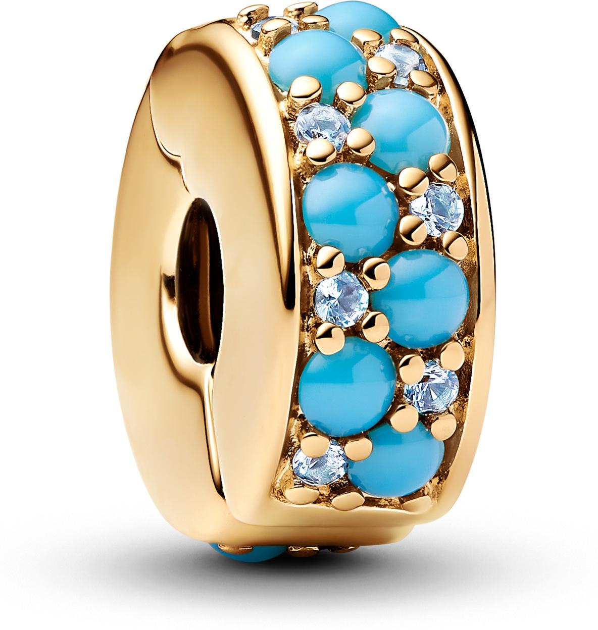 Pandora Aquablaues Clip-Charm 763902C01 Pendente charm Pandora Aquablaues Clip-Charm 763902C01 Pendente charm