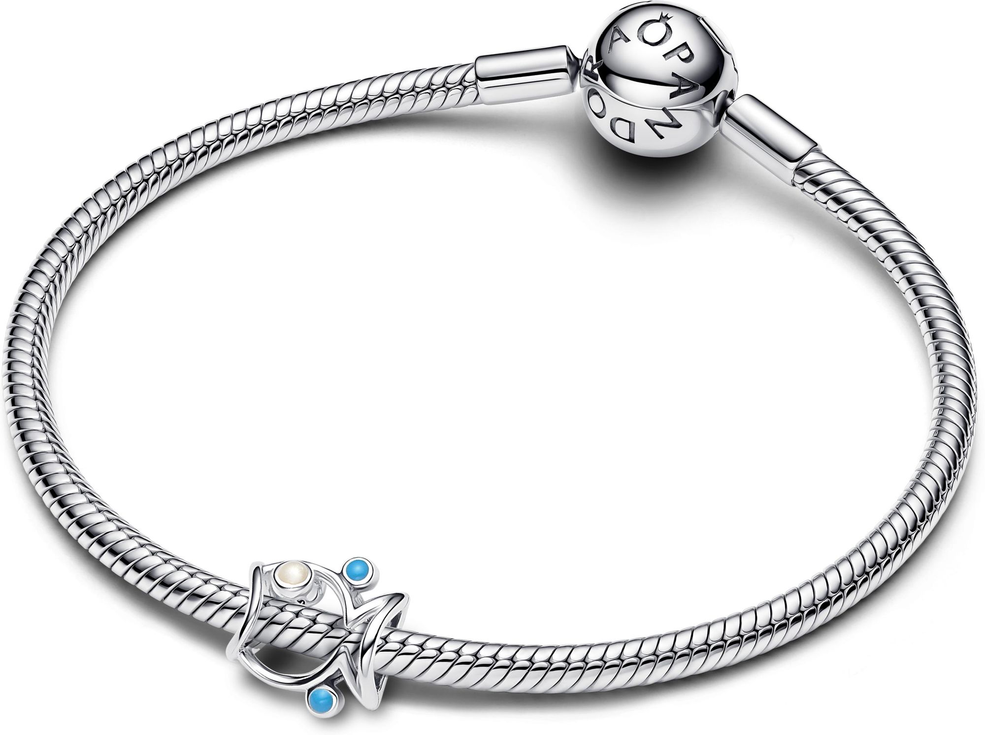 Pandora Offen gearbeiteter Fisch Charm 793819C01 Pendiente Charm