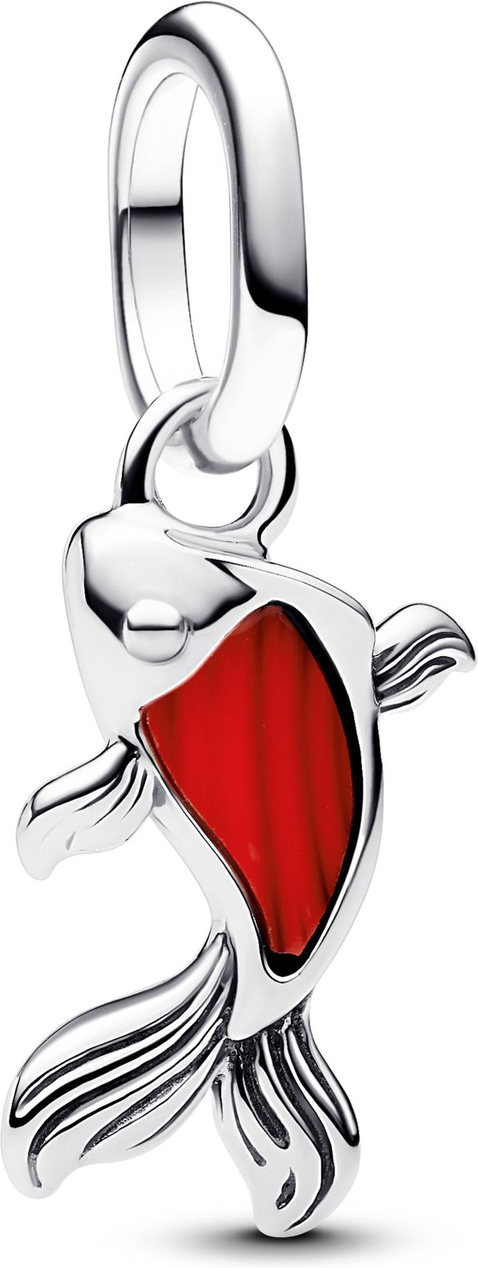 Pandora Roter Murano-Glas Koi-Fisch Mini-Charm-Anhänger 793863C01 Pendiente Charm Pandora Roter Murano-Glas Koi-Fisch Mini-Charm-Anhänger 793863C01 Pendiente Charm