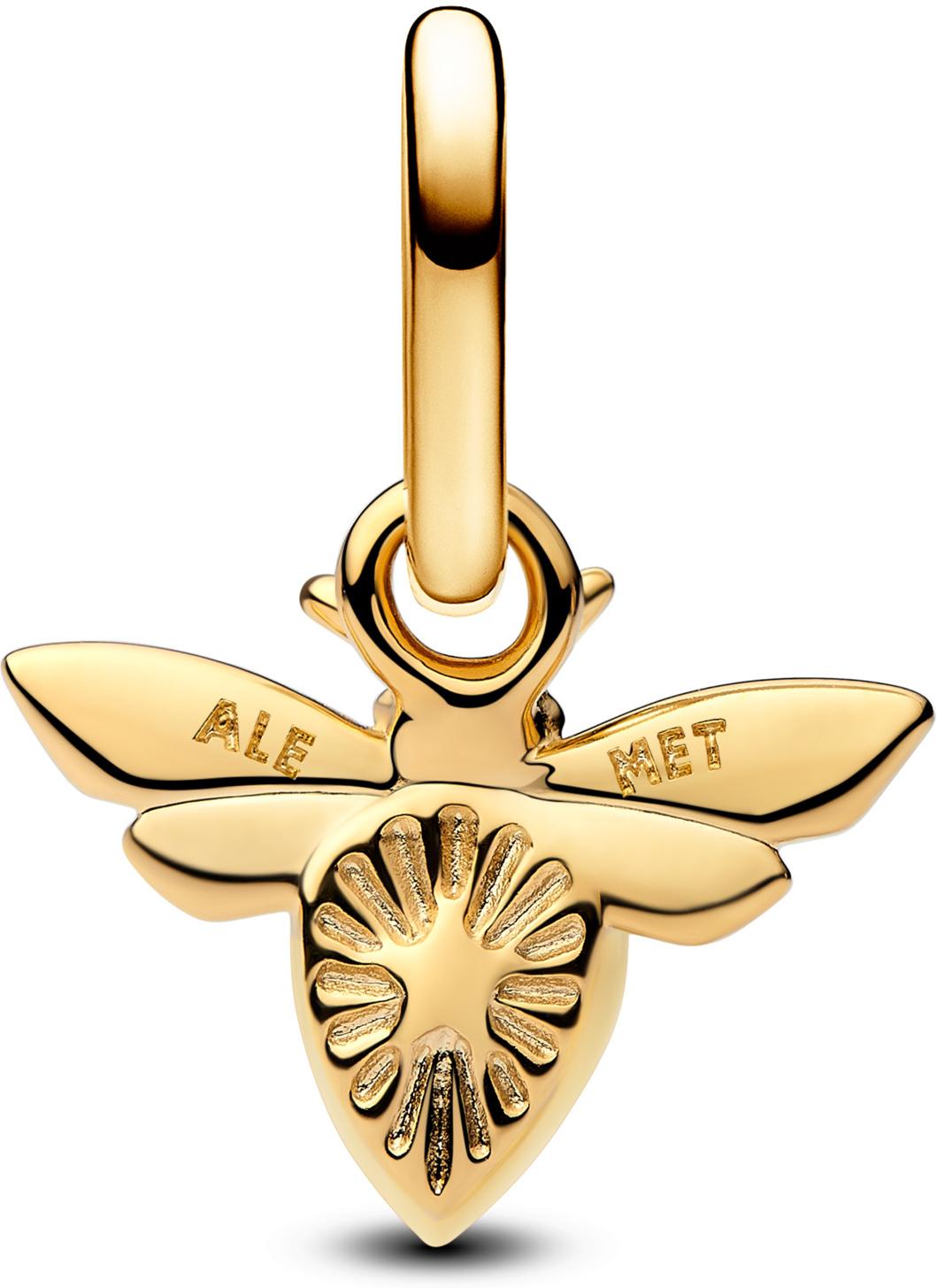 Pandora Weiße Biene Mini-Charm-Anhänger 763826C01 Charm-hanger Pandora Weiße Biene Mini-Charm-Anhänger 763826C01 Charm-hanger