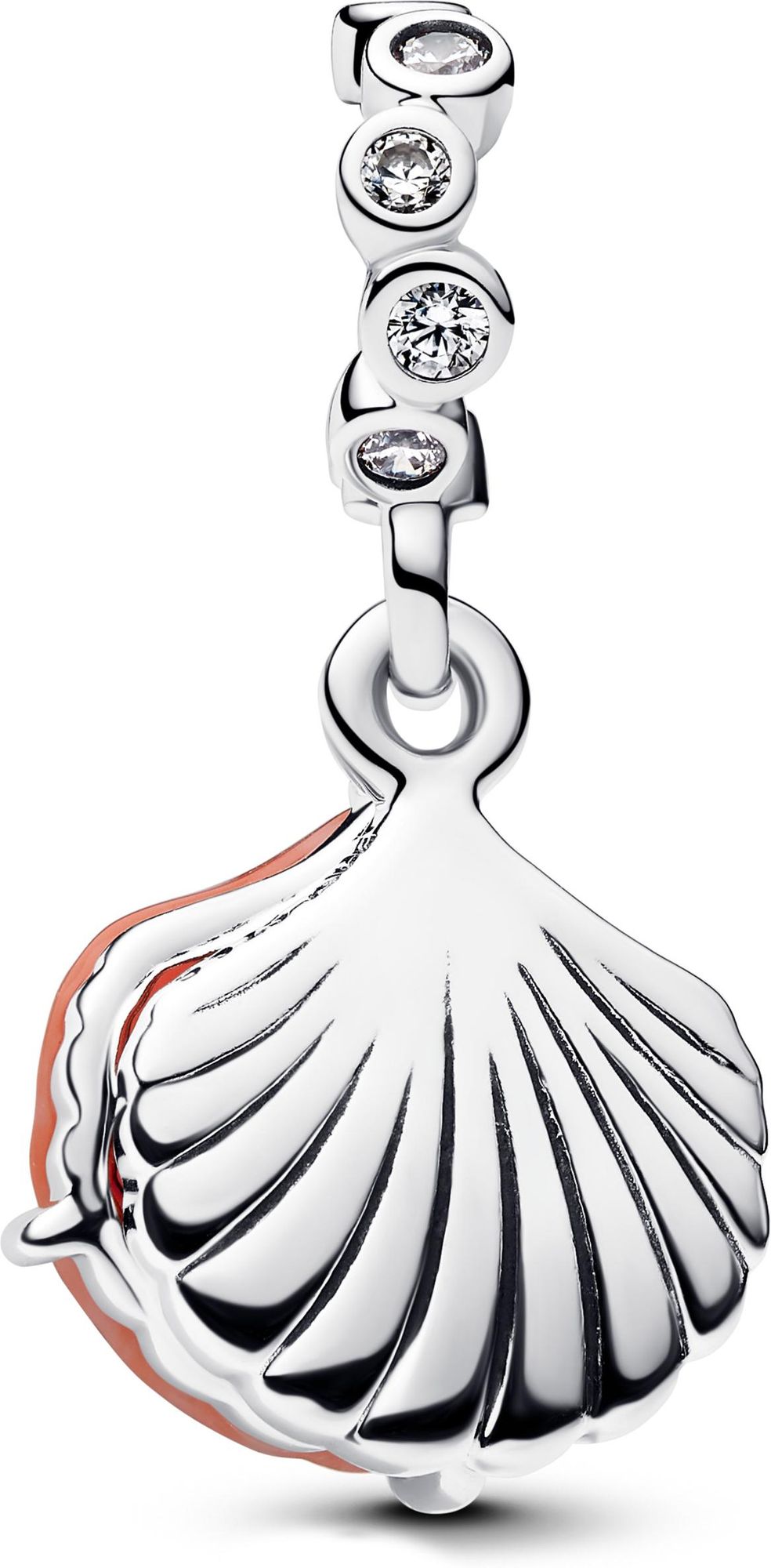 Pandora Korallenrote Muschel Doppelter Charm-Anhänger 793821C01 Pendente charm Pandora Korallenrote Muschel Doppelter Charm-Anhänger 793821C01 Pendente charm