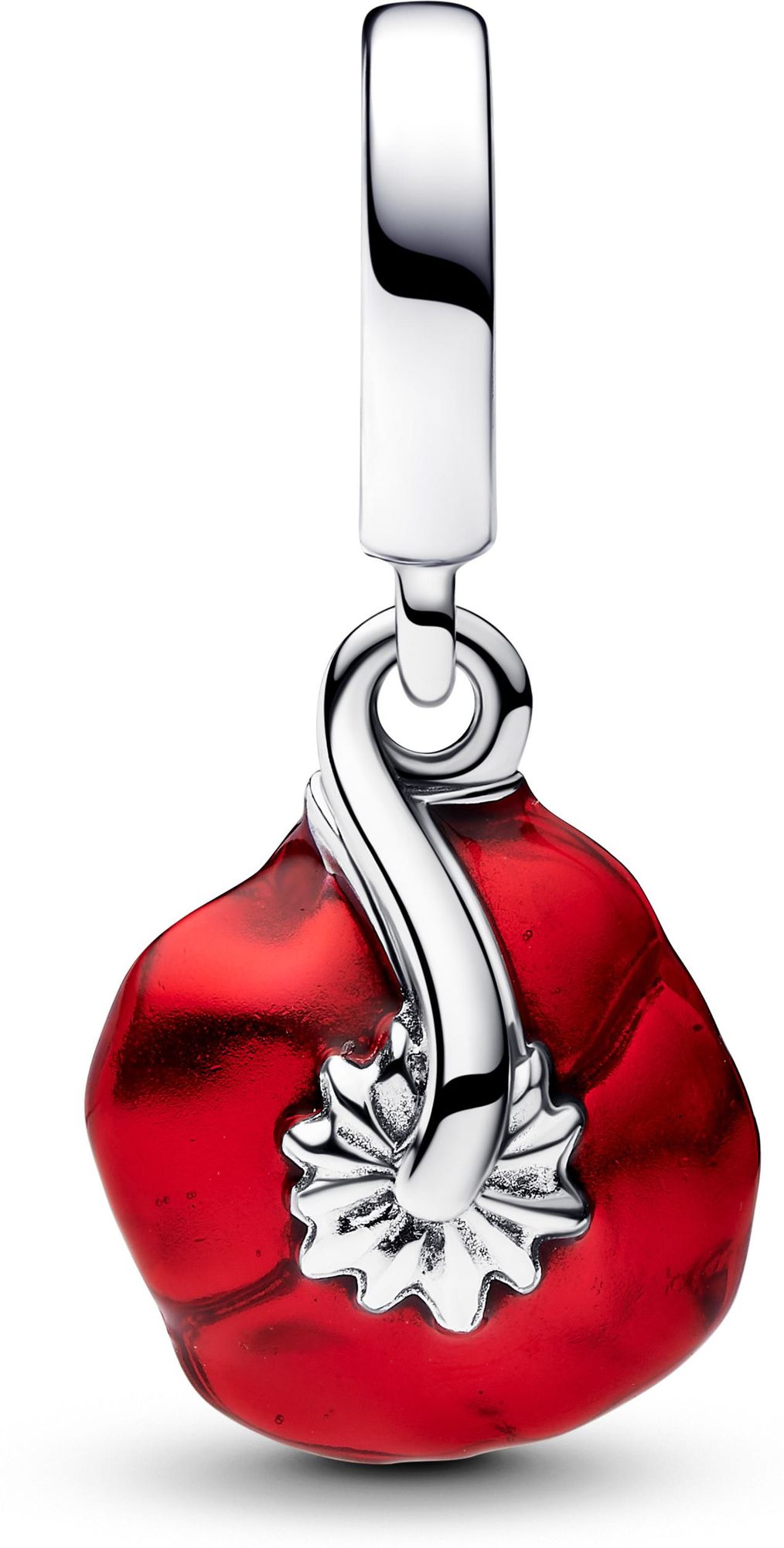 Pandora Roter Blume Charm-Anhänger 793917C01 Charm-hanger Pandora Roter Blume Charm-Anhänger 793917C01 Charm-hanger