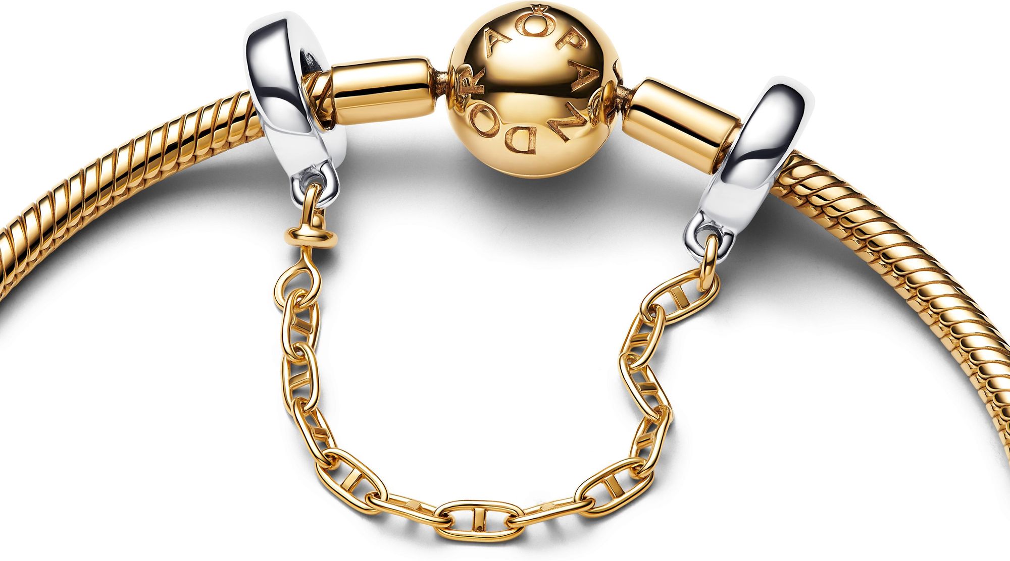 Pandora Sicherheitskette mit verlängerten Gliedern 763904C00-05 Charm-hanger Pandora Sicherheitskette mit verlängerten Gliedern 763904C00-05 Charm-hanger