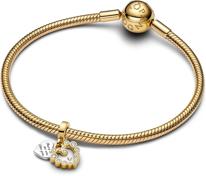 Pandora Funkelnder Doppel-Herzanhänger Charm 763765C01 Charm Anhänger Pandora Funkelnder Doppel-Herzanhänger Charm 763765C01 Charm Anhänger