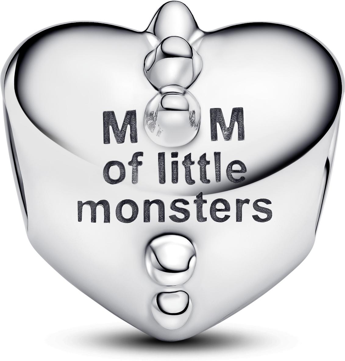 Pandora Mamas Kleine Monster Herz-Charm 793768C01 Pendentif Charm Pandora Mamas Kleine Monster Herz-Charm 793768C01 Pendentif Charm
