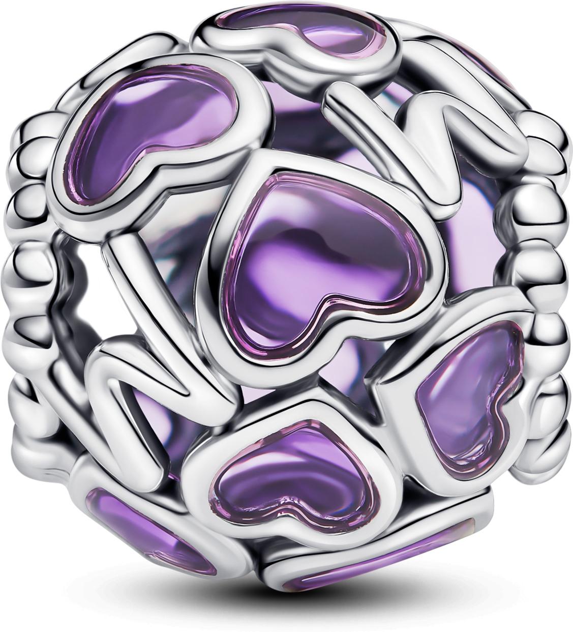 Pandora Offen gearbeitete Herzen Mum-Charm 793772C01 Pendente charm