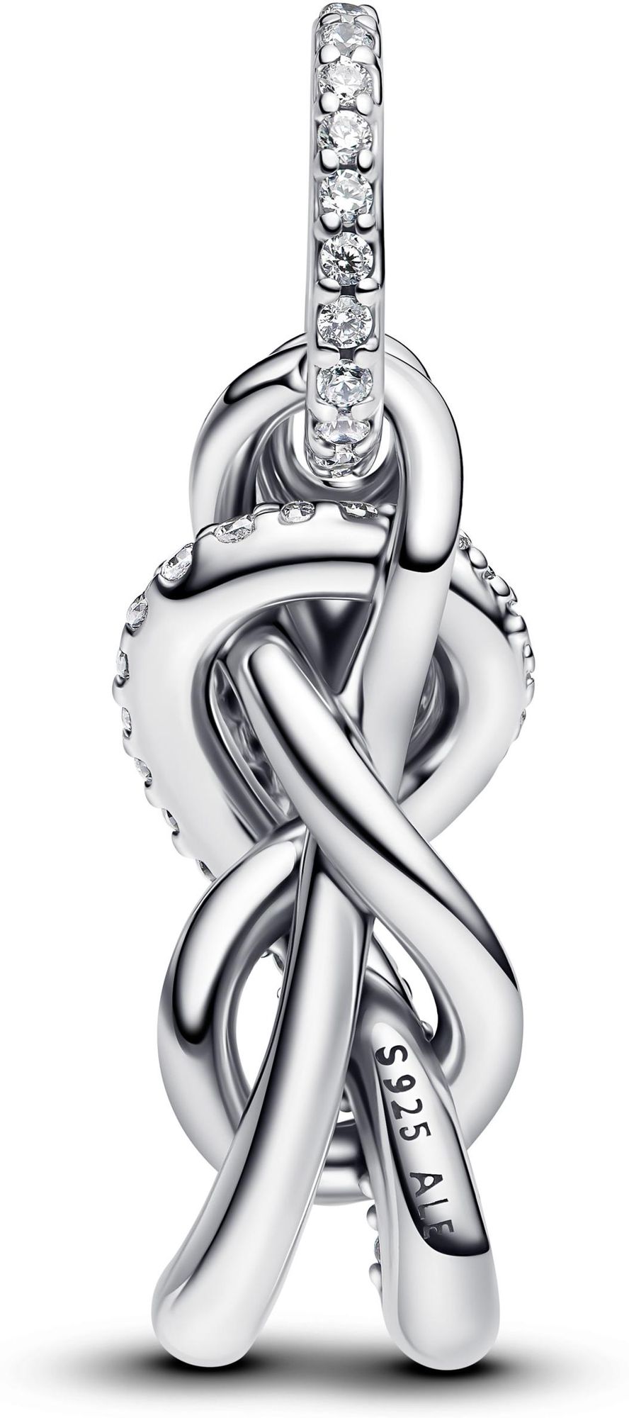 Pandora Pavé Unendlichkeitsknoten Charm-Anhänger 793780C01 Pendente charm Pandora Pavé Unendlichkeitsknoten Charm-Anhänger 793780C01 Pendente charm