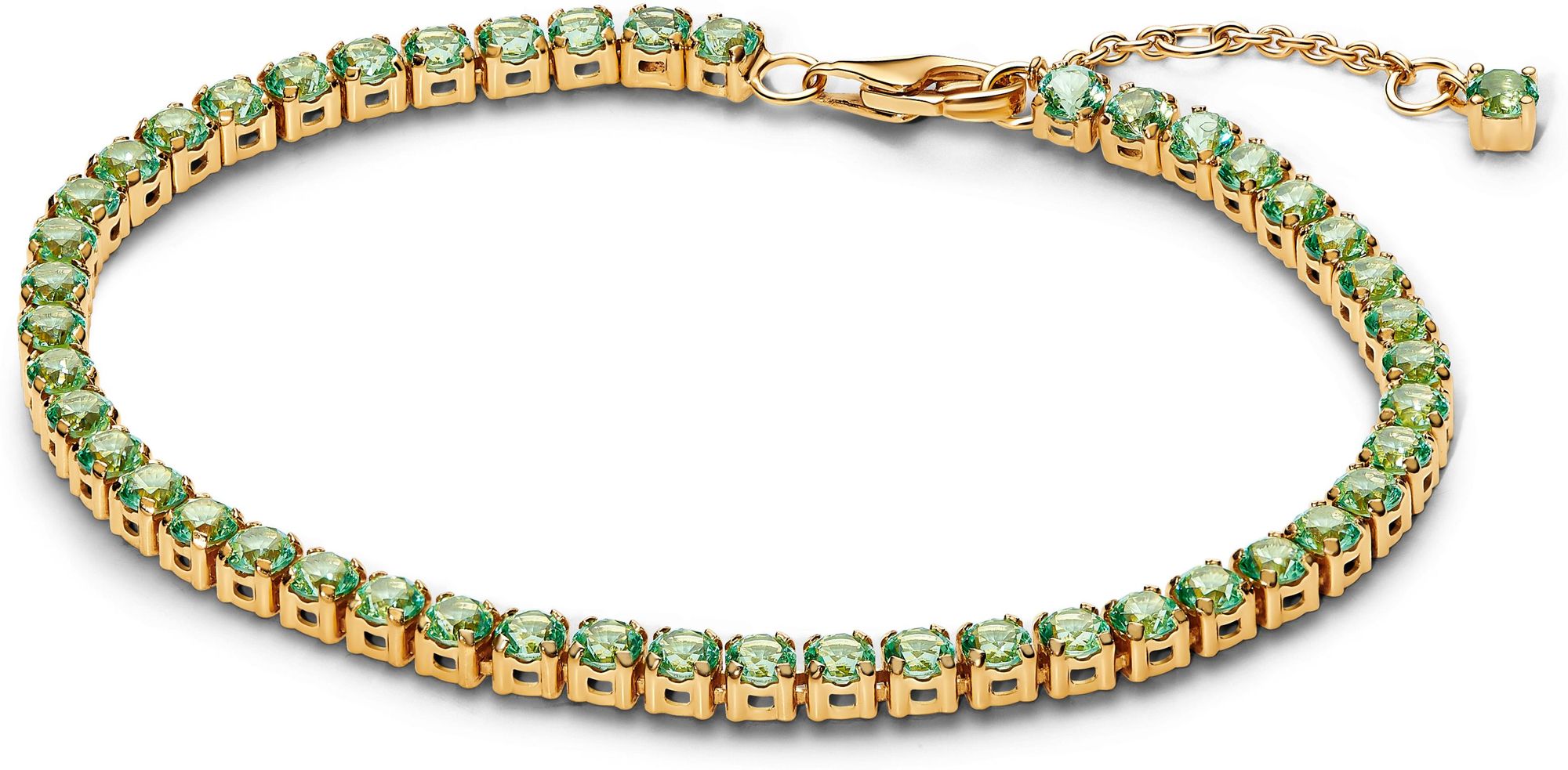 Pandora Funkelndes Grünes Tennisarmband 561469C02 Braccialetto per donne Pandora Funkelndes Grünes Tennisarmband 561469C02 Braccialetto per donne