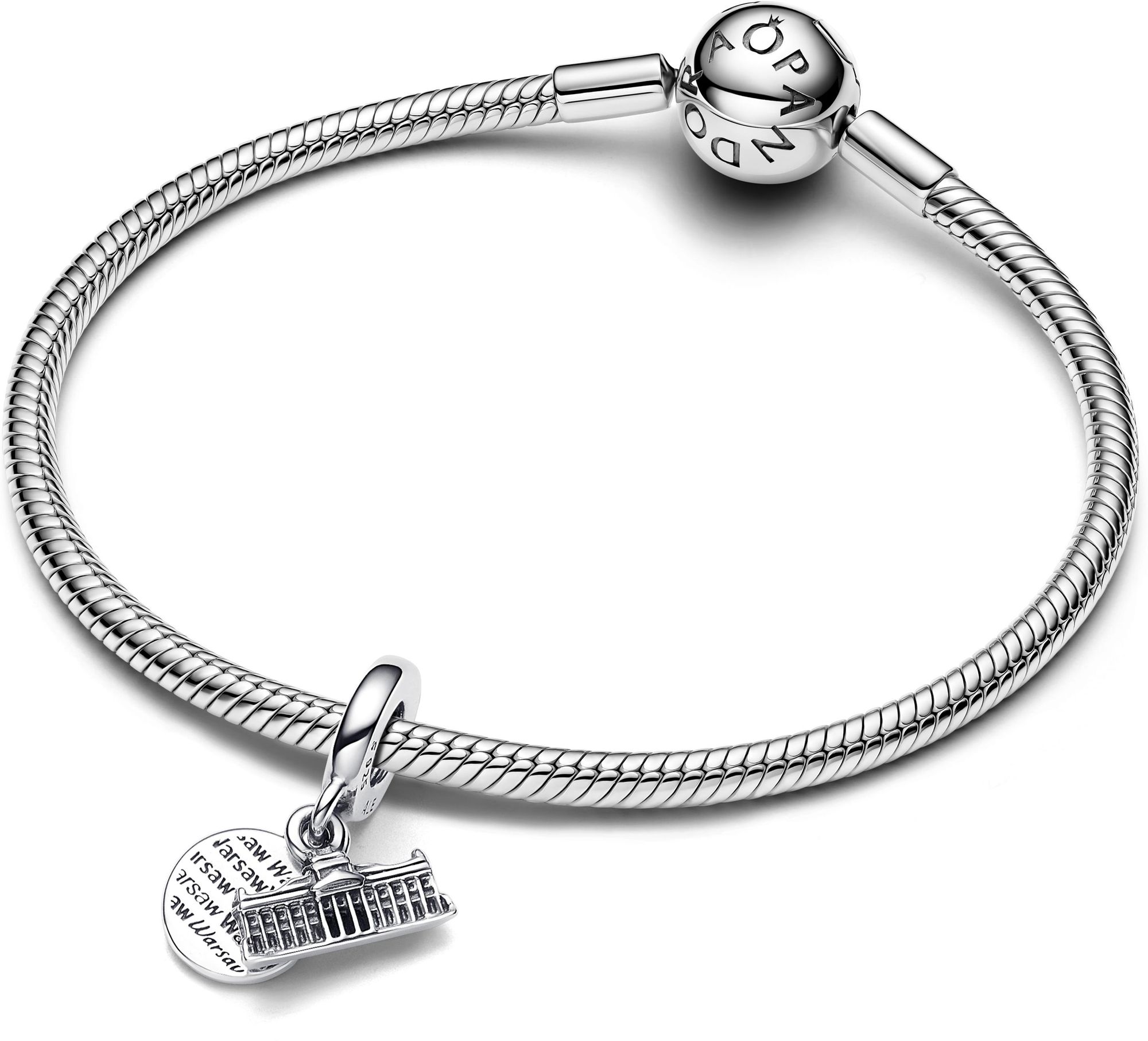 Pandora Lazienki-Palast Doppelter Charm-Anhänger 793918C00 Charm-hanger