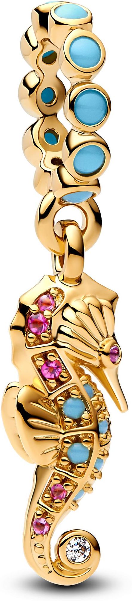 Pandora Seepferdchen Charm-Anhänger 763895C01 Pendente charm Pandora Seepferdchen Charm-Anhänger 763895C01 Pendente charm