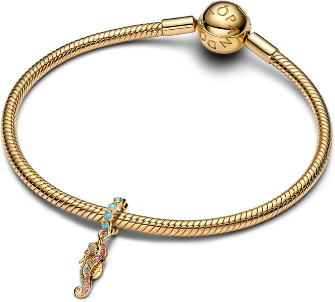 Pandora Seepferdchen Charm-Anhänger 763895C01 Charm Pandora Seepferdchen Charm-Anhänger 763895C01 Charm