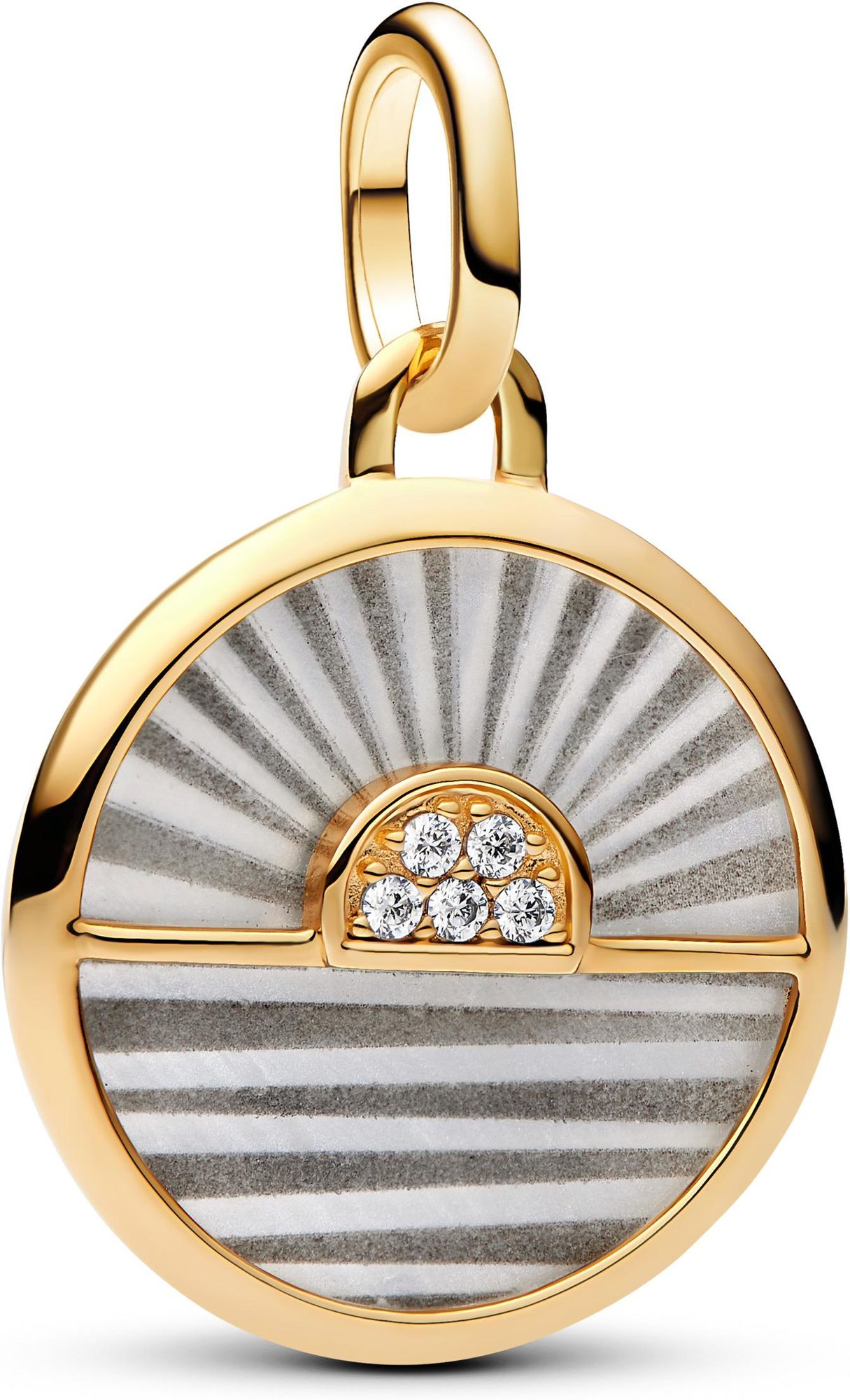 Pandora Sonnenaufgang Medaillon Charm 763859C01 Charm-hanger Pandora Sonnenaufgang Medaillon Charm 763859C01 Charm-hanger