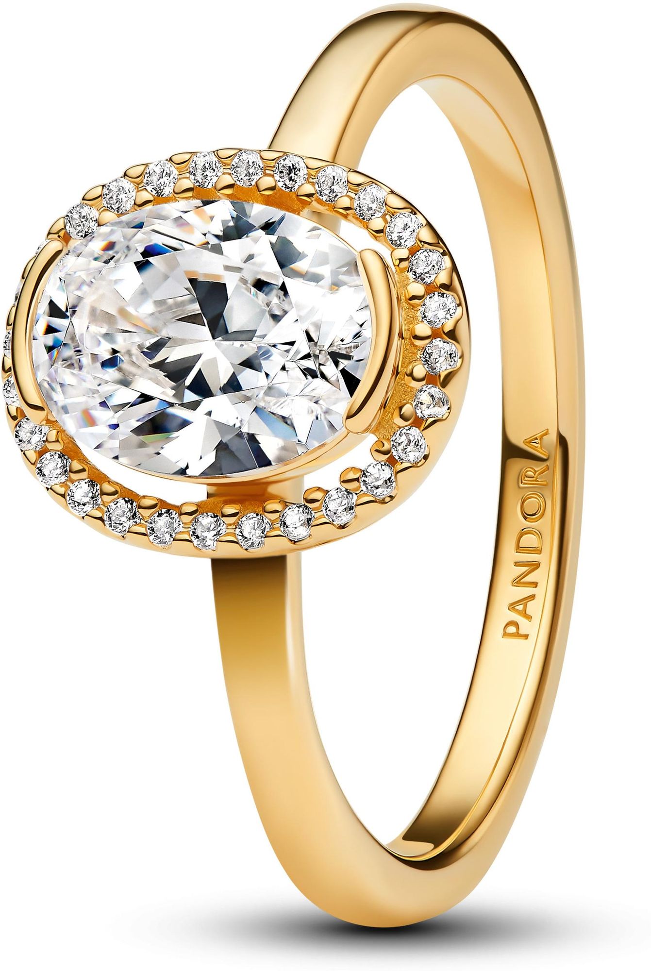 Pandora Ovaler Funkelnder Strahlenkranz Ring 163802C01 Damenring Pandora Ovaler Funkelnder Strahlenkranz Ring 163802C01 Damenring