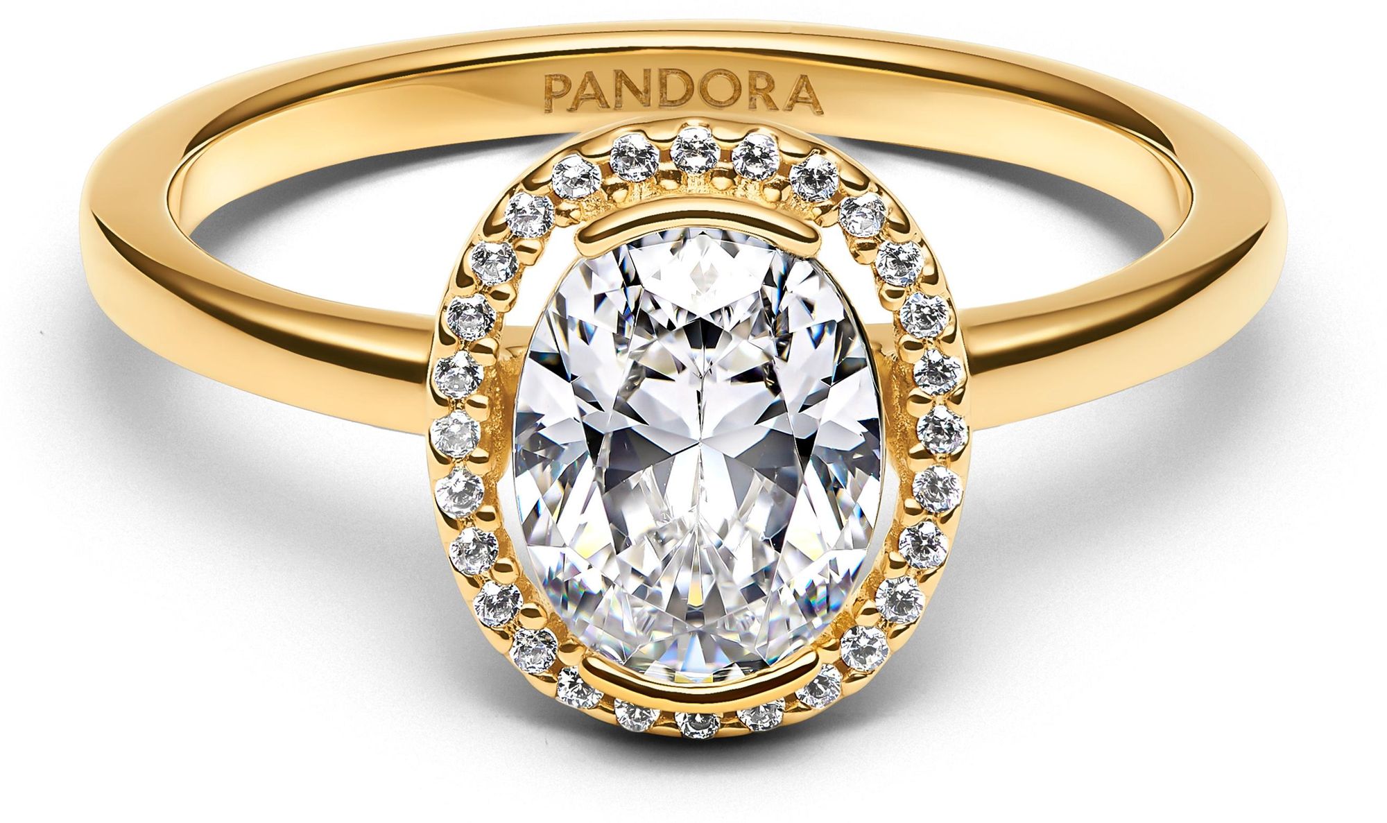 Pandora Ovaler Funkelnder Strahlenkranz Ring 163802C01 Damenring Pandora Ovaler Funkelnder Strahlenkranz Ring 163802C01 Damenring