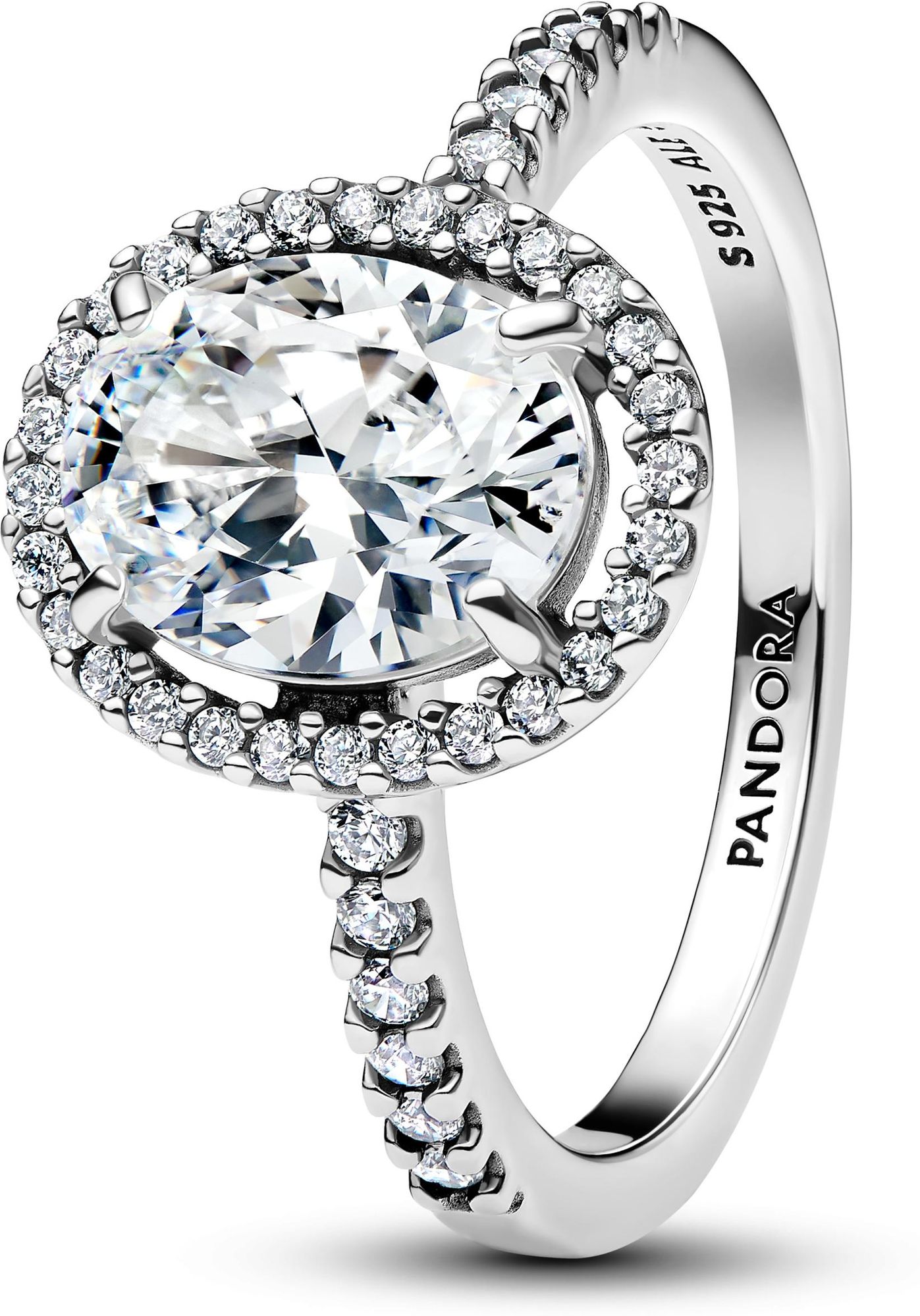 Pandora Ovaler Funkelnder Strahlenkranz Statement-Ring 193777C01 Anillo para mujeres Pandora Ovaler Funkelnder Strahlenkranz Statement-Ring 193777C01 Anillo para mujeres