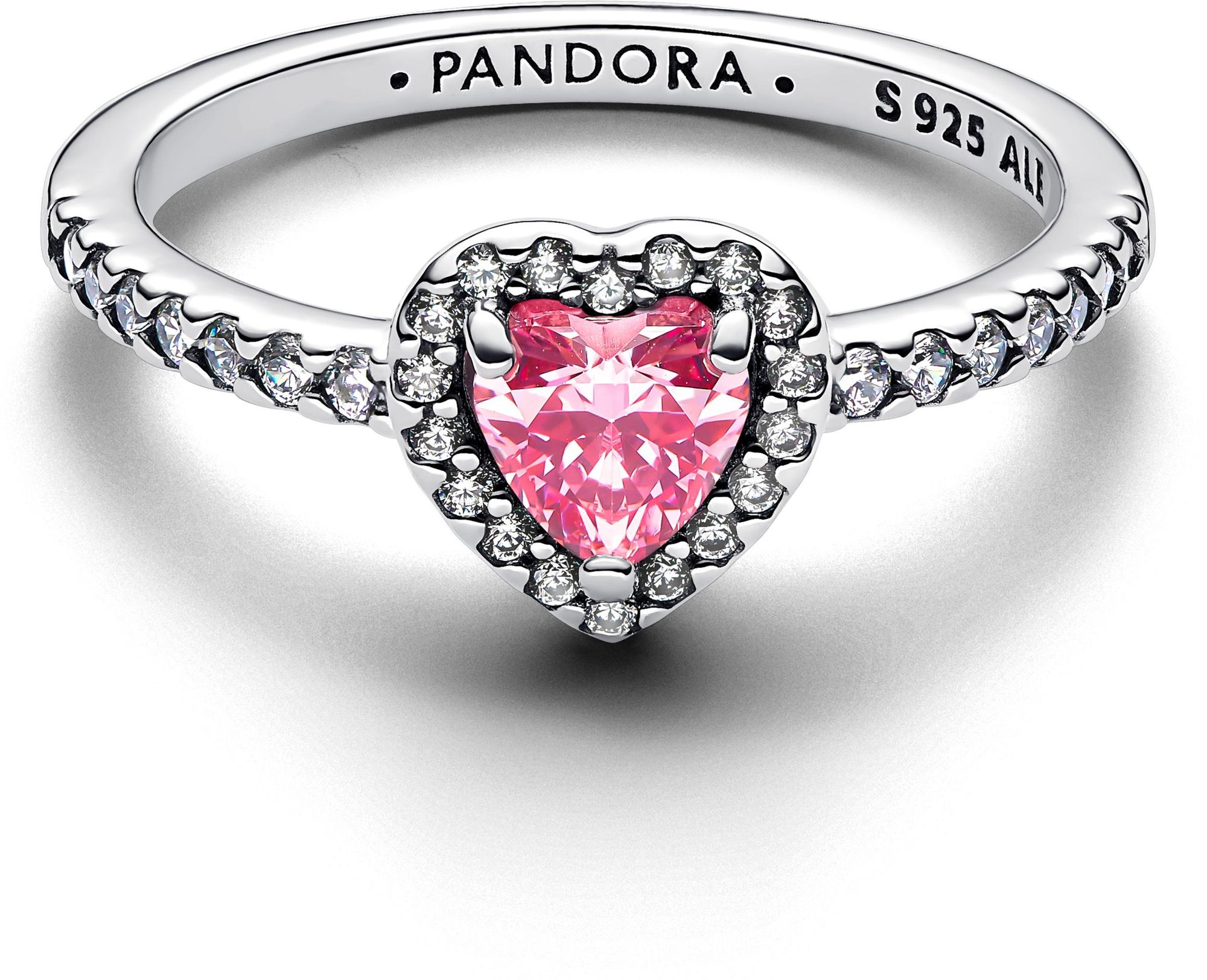Pandora Erhabenes Rosafarbenes Herz Ring 198421C03 Anello donna Pandora Erhabenes Rosafarbenes Herz Ring 198421C03 Anello donna