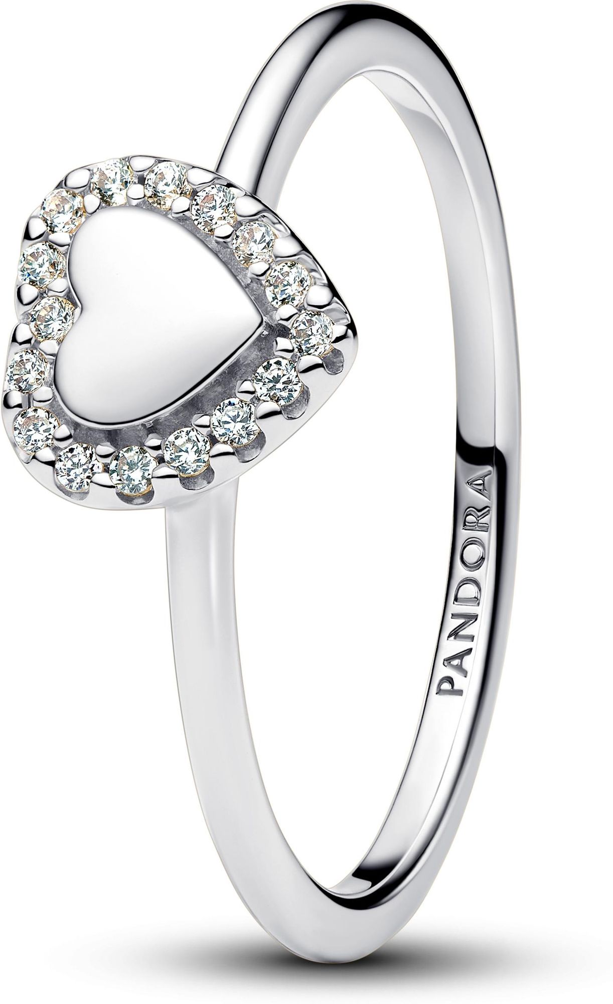 Pandora Gravierbarer Herz Strahlenkranz Ring 193801C01 Anillo para mujeres Pandora Gravierbarer Herz Strahlenkranz Ring 193801C01 Anillo para mujeres