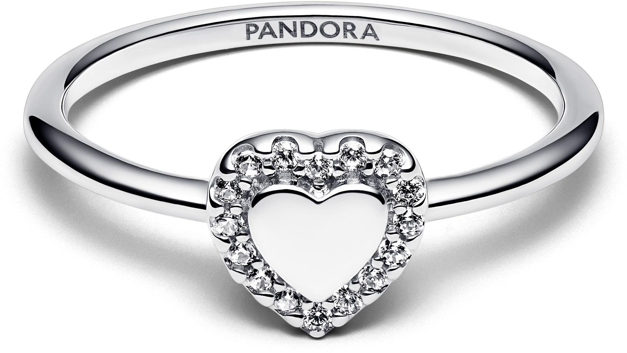 Pandora Gravierbarer Herz Strahlenkranz Ring 193801C01 Anillo para mujeres Pandora Gravierbarer Herz Strahlenkranz Ring 193801C01 Anillo para mujeres
