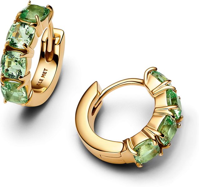 Pandora Grüne Creolen-Ohrringe 263851C01 Ohrringe Pandora Grüne Creolen-Ohrringe 263851C01 Ohrringe