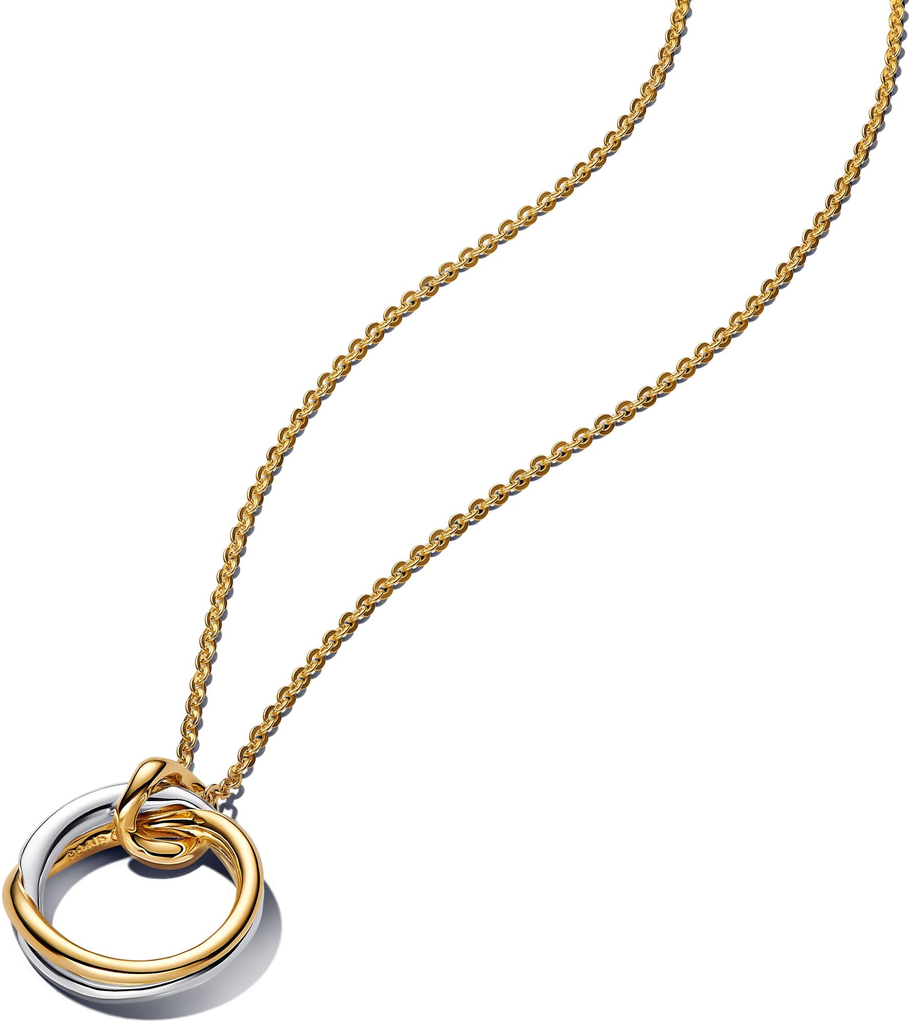 Pandora Organisch Geformte Bicolor Anhänger-Halskette 363882C00-45 Cadena de cuello para mujeres Pandora Organisch Geformte Bicolor Anhänger-Halskette 363882C00-45 Cadena de cuello para mujeres