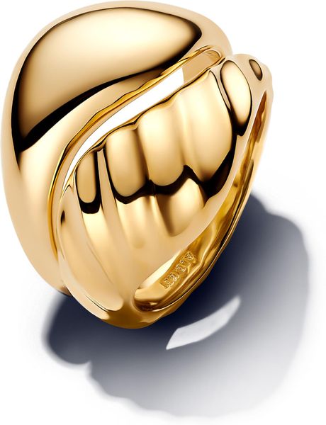 Pandora Wellige Kombinierbare Ringe 163832C00 Bague pour femmes