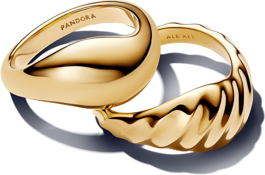 Pandora Wellige Kombinierbare Ringe 163832C00 Bague pour femmes