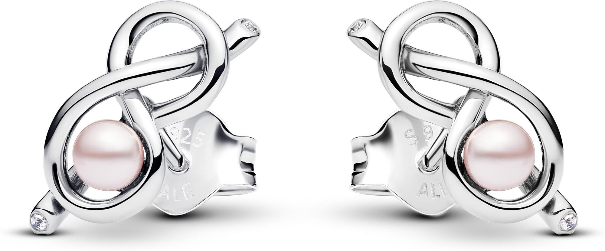 Pandora Unendlichkeitsknoten Ohrstecker 293761C01 Orecchini a buco