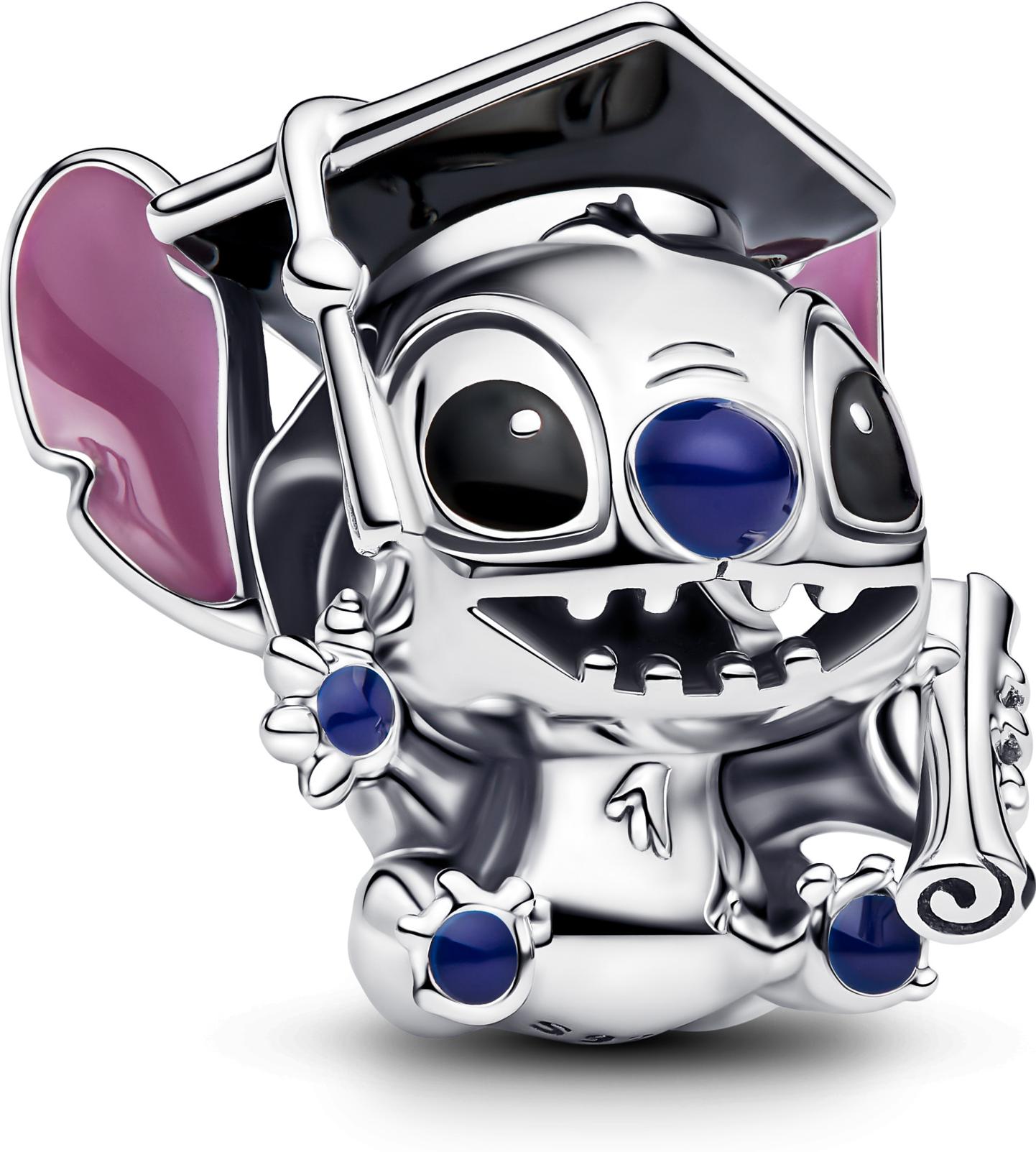 Pandora Disney Stitch Abschluss-Charm 793789C01 Charm Anhänger Pandora Disney Stitch Abschluss-Charm 793789C01 Charm Anhänger