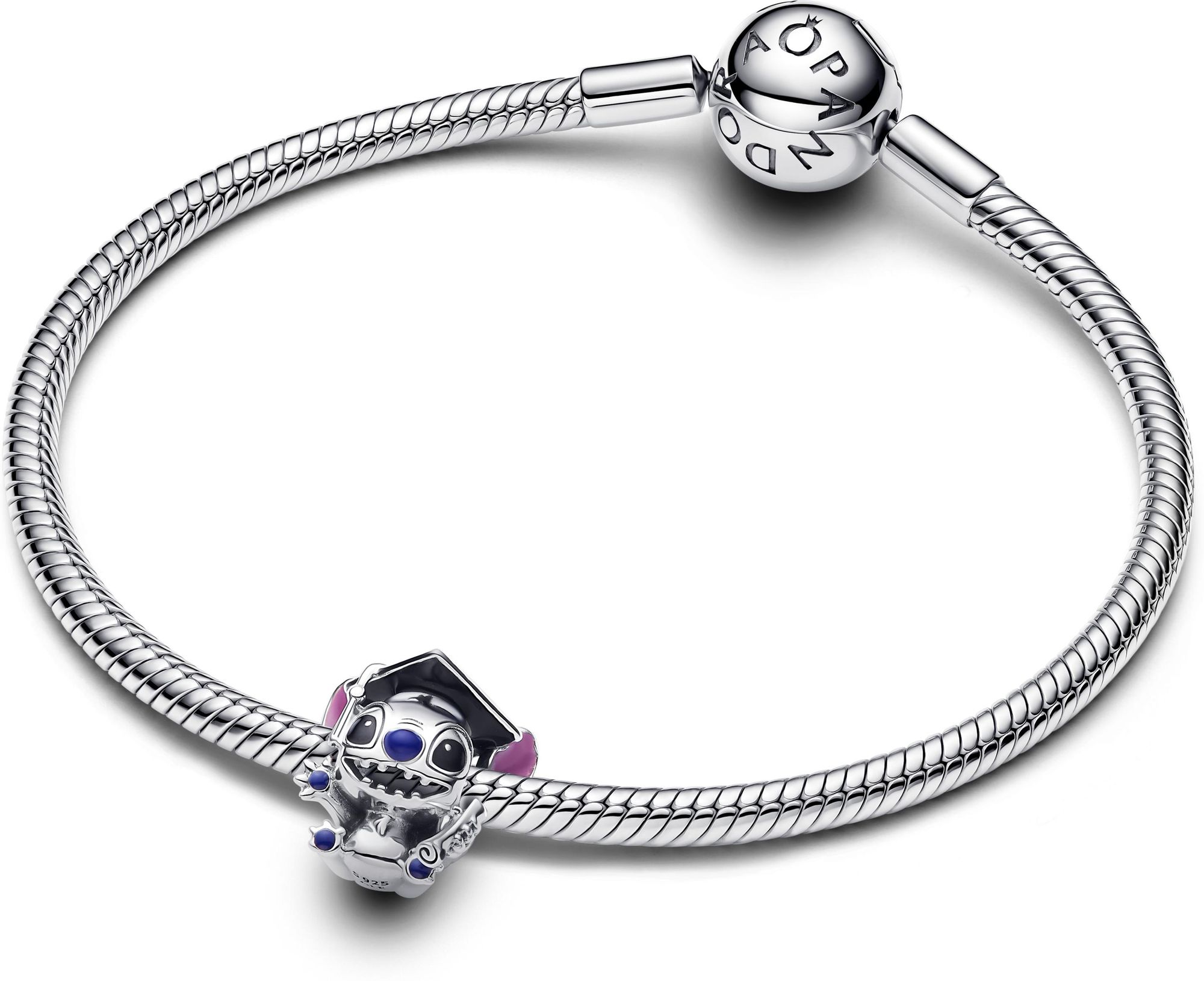 Pandora Disney Stitch Abschluss-Charm 793789C01 Charm Anhänger Pandora Disney Stitch Abschluss-Charm 793789C01 Charm Anhänger
