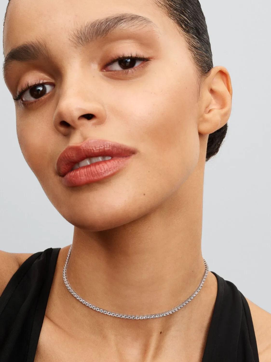 Pandora Tennis-Choker-Halskette 393806C01-40 Halsketting voor dames Pandora Tennis-Choker-Halskette 393806C01-40 Halsketting voor dames