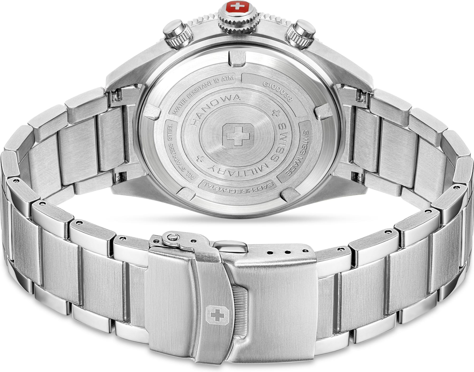 Swiss Military Hanowa GREYHOUND CHRONO SMWGI0003803 Herenchronograaf Swiss Military Hanowa GREYHOUND CHRONO SMWGI0003803 Herenchronograaf