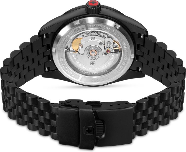 Swiss Military Hanowa DARK NIGHT SMWGL0005530 Automatisch horloge voor heren Swiss Military Hanowa DARK NIGHT SMWGL0005530 Automatisch horloge voor heren